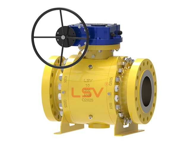 Forged trunnion ball valve